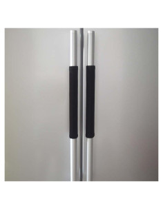 Cubiertas de Manijas de Refrigerador FLYPARTY - 2 Piezas, Negro