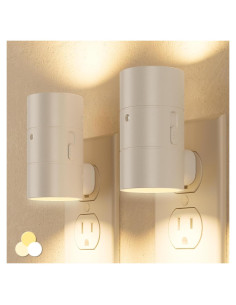 Luces Nocturnas Enchufadas NIORSUN 3 Modos Regulables 0-100LM