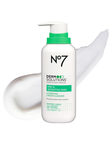 Limpiador Facial Hidratante No7 236.6 ml - Piel Seca y Sensible