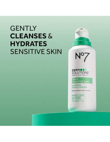 Limpiador Facial Hidratante No7 236.6 ml - Piel Seca y Sensible