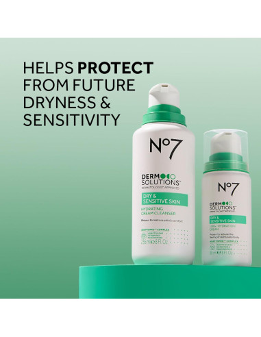 Limpiador Facial Hidratante No7 236.6 ml - Piel Seca y Sensible