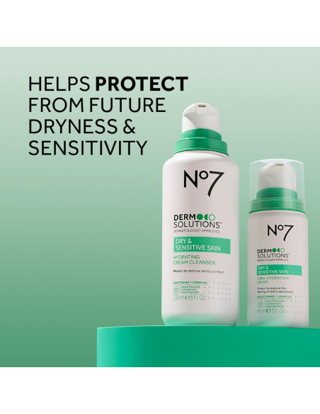 Limpiador Facial Hidratante No7 236.6 ml - Piel Seca y Sensible