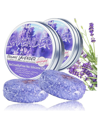 Barra de Champú Orgánico Loobexery para Cabello Gris 150g