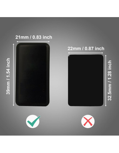 Carcasa de Interruptor Doble 39mm x 21mm para Toyota Prado Hilux