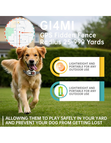 Sistema de Cerca Eléctrica Inalámbrica GPS para Perros - GI4MI