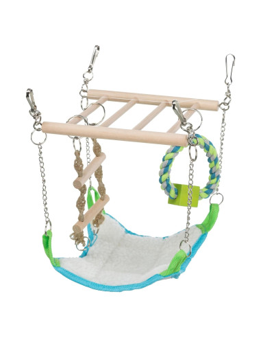 Puente de Suspensión TRIXIE para Animales Pequeños - Hamaca y Juguetes