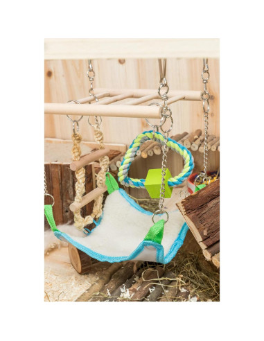 Puente de Suspensión TRIXIE para Animales Pequeños - Hamaca y Juguetes