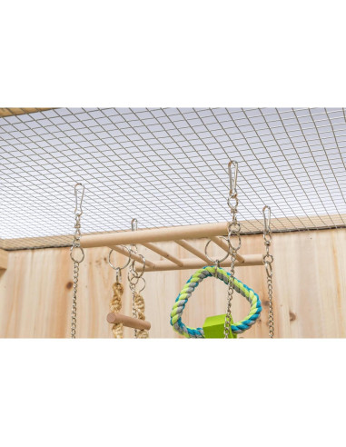 Puente de Suspensión TRIXIE para Animales Pequeños - Hamaca y Juguetes