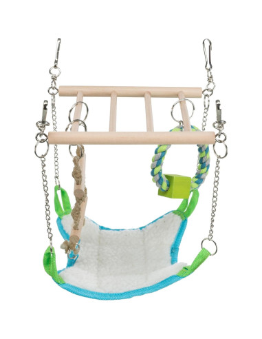 Puente de Suspensión TRIXIE para Animales Pequeños - Hamaca y Juguetes