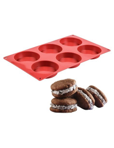Molde de Silicona para Muffin CAKETIME 6 Tazas 7.62 cm
