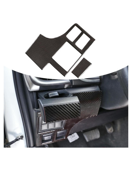 Protector de Panel de Interruptor Toyota Hilux 2015-2021 Fibra Carbono