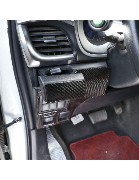Protector de Panel de Interruptor Toyota Hilux 2015-2021 Fibra Carbono