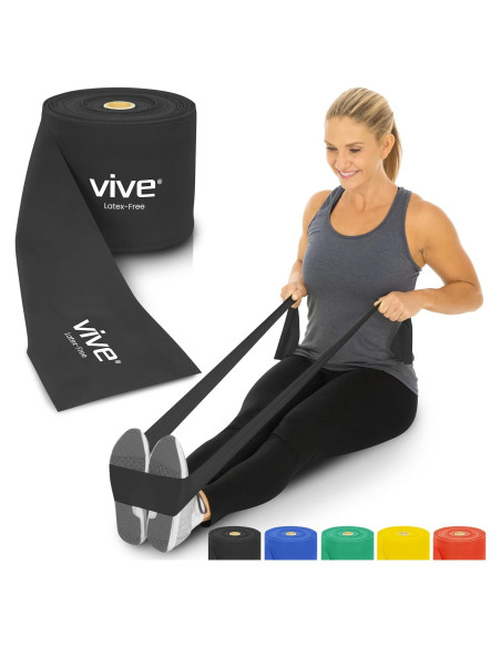 Bandas de Resistencia Vive 25 Yardas para Ejercicio y Rehabilitación