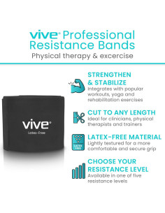 Bandas de Resistencia Vive 25 Yardas para Ejercicio y Rehabilitación 2