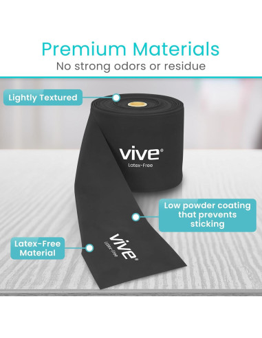 Bandas de Resistencia Vive 25 Yardas para Ejercicio y Rehabilitación