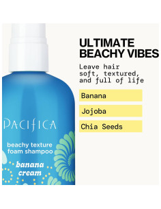 Champú Espumoso Texturizante Pacifica Crema de Plátano 421g 2