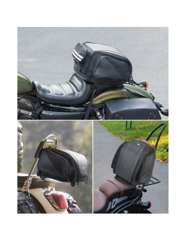 Bolsa de Cola KEMIMOTO para Motocicleta 18-22L Expandible
