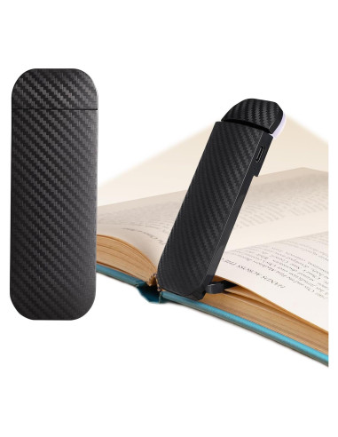 Luz de Lectura Recargable HEMONNKAM con Clip y 5 Brillos