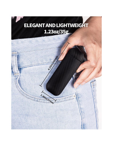 Luz de Lectura Recargable HEMONNKAM con Clip y 5 Brillos