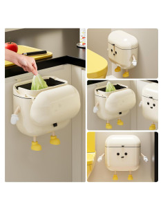 Cubo de Compostaje UFORU 9L para Cocina y Baño, Montable