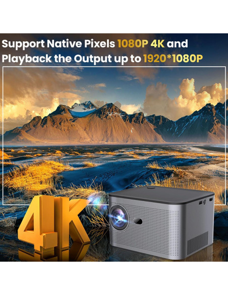 Proyector Full HD 1080P Cosycost HY350 800 ANSI WiFi 6