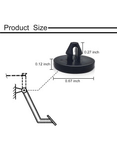 Interruptores de Luz de Freno Ajxn 4 PCS - Negro 2