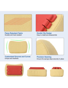 Cabezal de limpieza LANMU para GR-Scraper-S, sin cerdas, 1 unidad 2