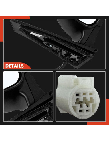 Espejo Retrovisor Eléctrico A-Premium Toyota Prius 2008-2009