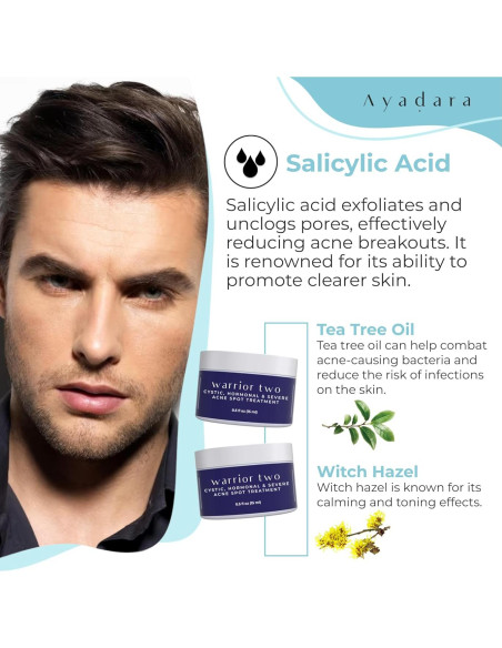 Crema Nocturna Ayadara para Acné Quístico Hormonal 120 Usos