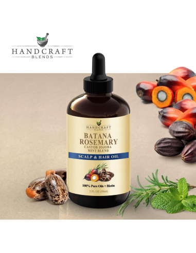 Aceite Natural para el Crecimiento del Cabello Handcraft 60ml