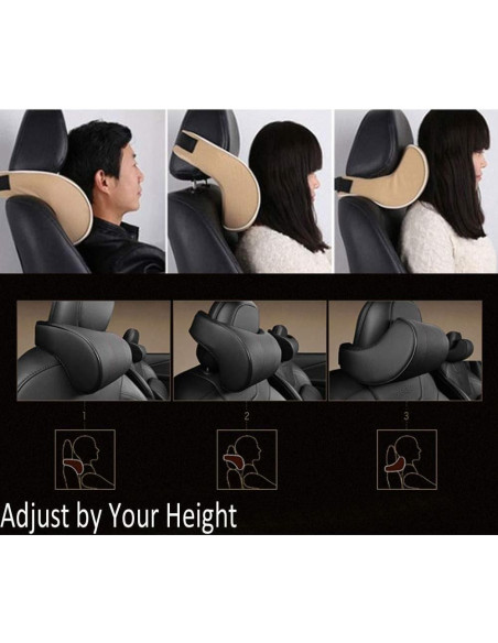 Almohada de Soporte para Cuello HomDSim Beige Ajustable