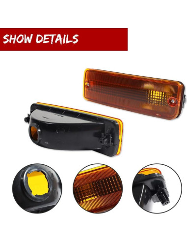 Lentes Ámbar de Señal de Giro KENRTIR para Toyota Pickup y 4Runner