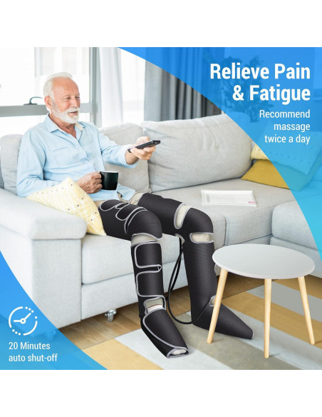 Masajeador de Piernas Comfier 7204M con Calor y 3 Modos