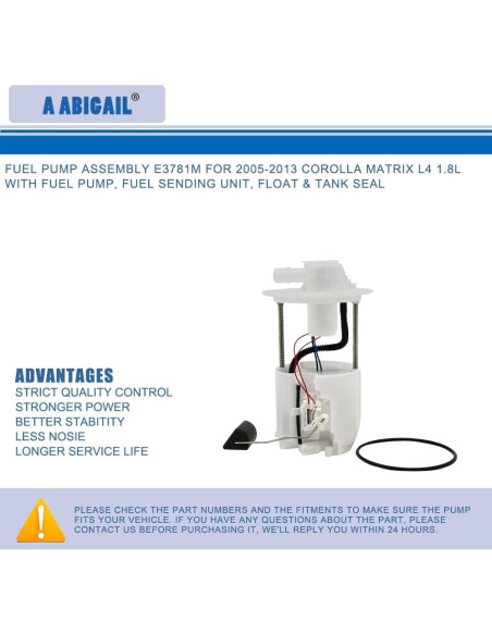 Bomba de combustible ABIGAIL para Toyota Corolla 2009-2018
