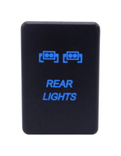 Interruptor pulsador LED Igersaw 12V para Toyota - Azul