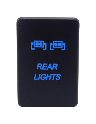 Interruptor pulsador LED Igersaw 12V para Toyota - Azul