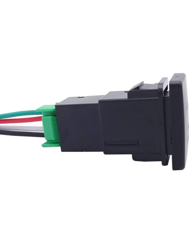 Interruptor pulsador LED Igersaw 12V para Toyota - Azul