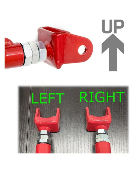 Brazos Superiores Traseros Ajustables Godspeed AK-066-F para Toyota Corolla 2019-2024