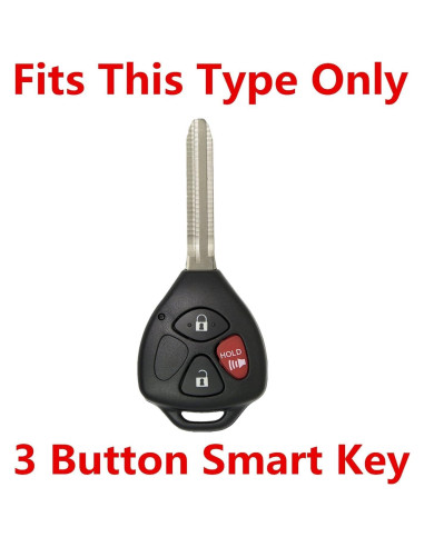 Cubierta de Llave Toyota 4Runner 2010-2016 - Silicona Negra y Rosa