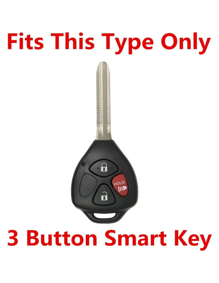 Cubierta de Llave Toyota 4Runner 2010-2016 - Silicona Negra y Rosa