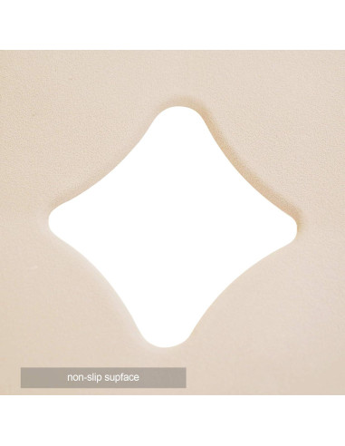 Alfombrilla de baño antideslizante Webos 71x41 cm Beige