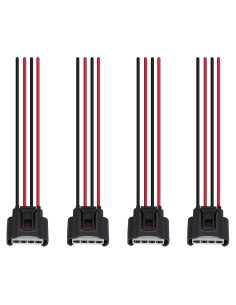 4 Conectores Hembra Bobina de Encendido Yikesai 90980-11885