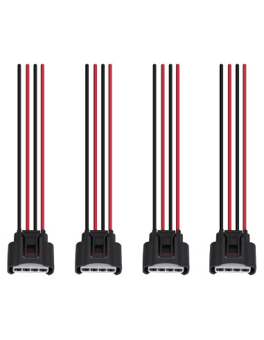 4 Conectores Hembra Bobina de Encendido Yikesai 90980-11885