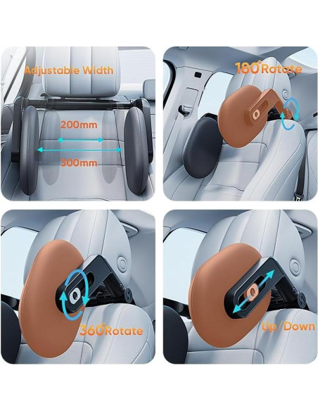 Cojín de Reposacabezas Ajustable PartsTo para Niños y Adultos