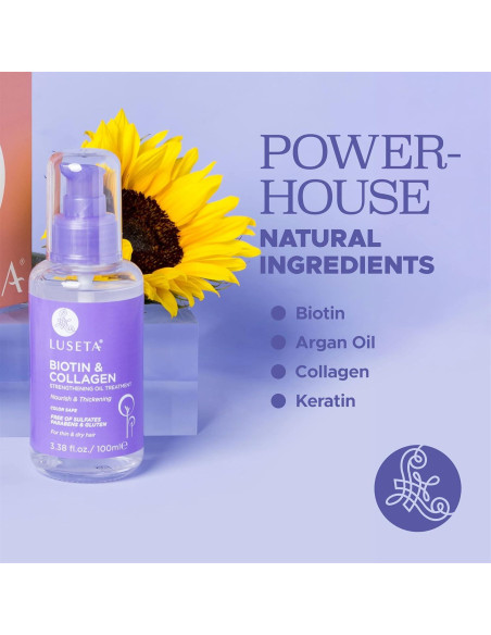 Suero de Crecimiento Capilar Luseta Biotina 100 ml