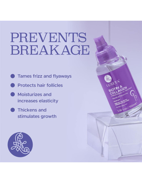 Suero de Crecimiento Capilar Luseta Biotina 100 ml