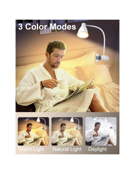 Lámpara de Escritorio BOHON LED 10W 3 Modos 10 Niveles Brillo