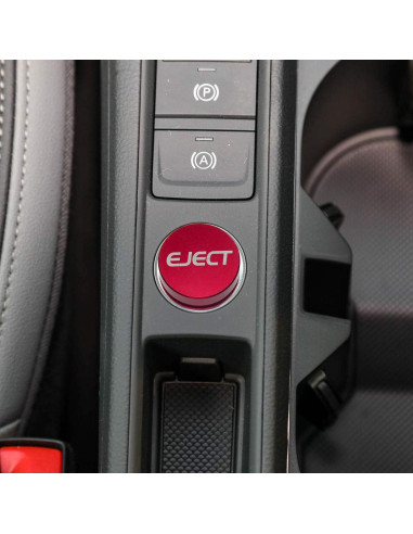 Cubierta de Enchufe de Encendedor GeeWatom 12V Aluminio Rojo