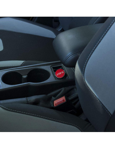 Cubierta de Enchufe de Encendedor GeeWatom 12V Aluminio Rojo