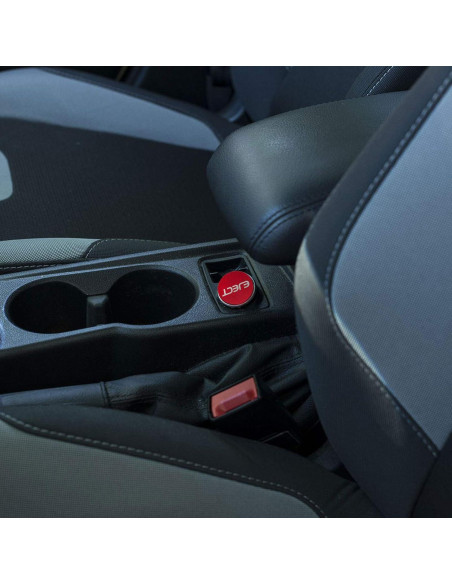 Cubierta de Enchufe de Encendedor GeeWatom 12V Aluminio Rojo